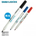SIMBALION雄狮 记号笔 680 小双头油性记号笔（黑色 蓝色 红色）