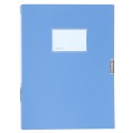deli 得力档案盒 5643   折叠式档案盒    蓝色  3寸