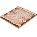 deli得力象棋 中国象棋 原木象棋 优质椴木木联盒 6734 直径4cm