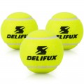 deli得力网球 F2571 桶装网球 3只装 黄色 高弹性 比赛训练用球